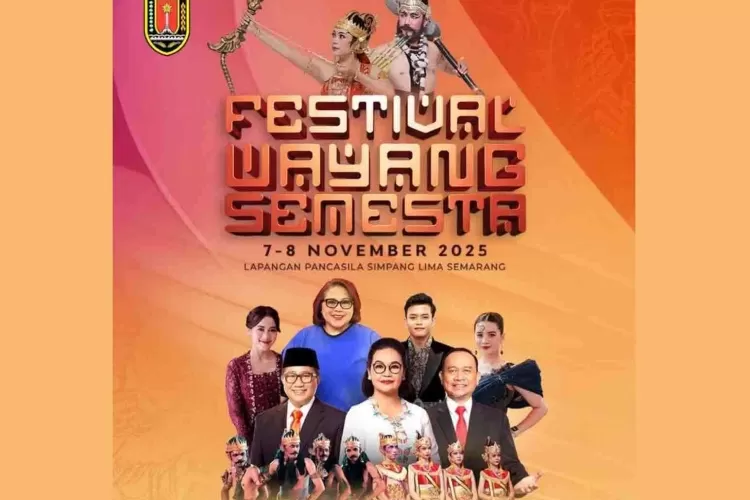 Festival Wayang Semesta yang digelar di Simpang Lima Semarang. (Pemkot Semarang)