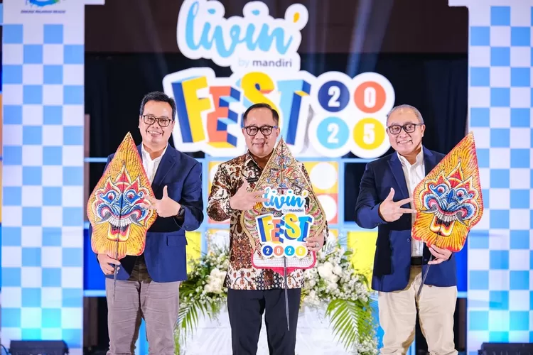Pembukaan Bank Mandiri Gelar Livin&rsquo; Fest 2025 di Muladi Dome Universitas Diponegoro Semarang, Kamis 13 November 2025. (dok.)