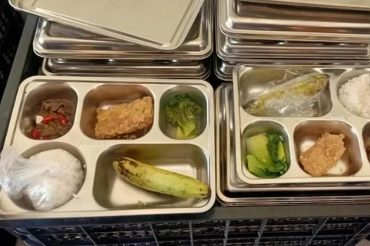 Menu MBG yang diberikan kepada siswa di SMPN 1 Kendal. (istimewa)