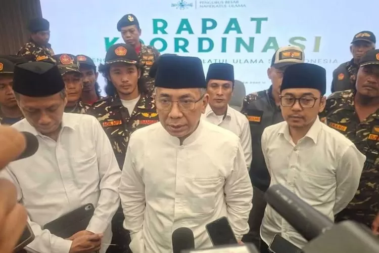 Para pimpinan PWNU dan PCNU menegaskan bahwa keputusan Mustasyar Tebuireng adalah rujukan tertinggi secara moral dalam menghadapi dinamika internal PBNU yang berkembang dalam beberapa hari terakhir.&nbsp;  (Dok.)