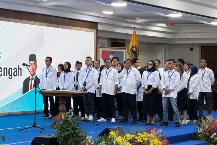 GAPEMBI Jateng resmi dilantik oleh Wakil Gubernur Jateng Taj Yasin.  (Gapembi)