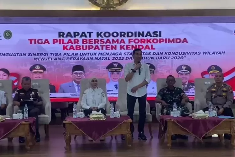 &nbsp;  Rapat Koordinasi Tiga Pilar di Pendopo Bahurekso, Rabu 10 desember 2025.  (dokumen)