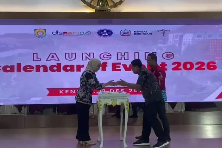 peluncuran kalender of even 2026 di Pendopo Bahurekso. (dokumen)