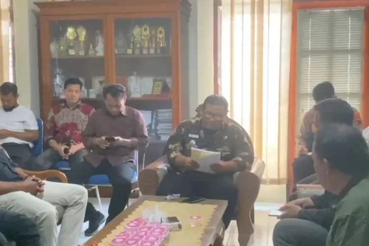 Pertemuan warga Tunggulsari di Kecamatan Brangsong.  (dokumen)