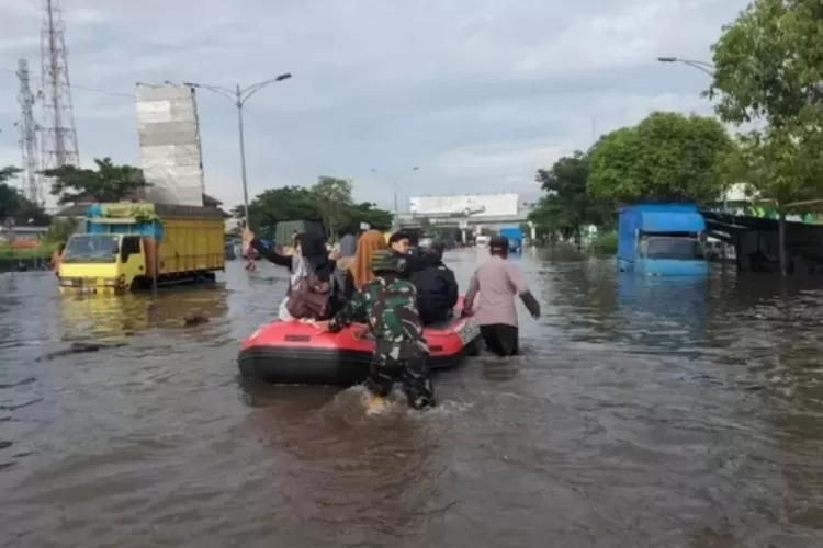 Banjir yang terjadi di Kota Semarang beberapa waktu lalu.  (istimewa)