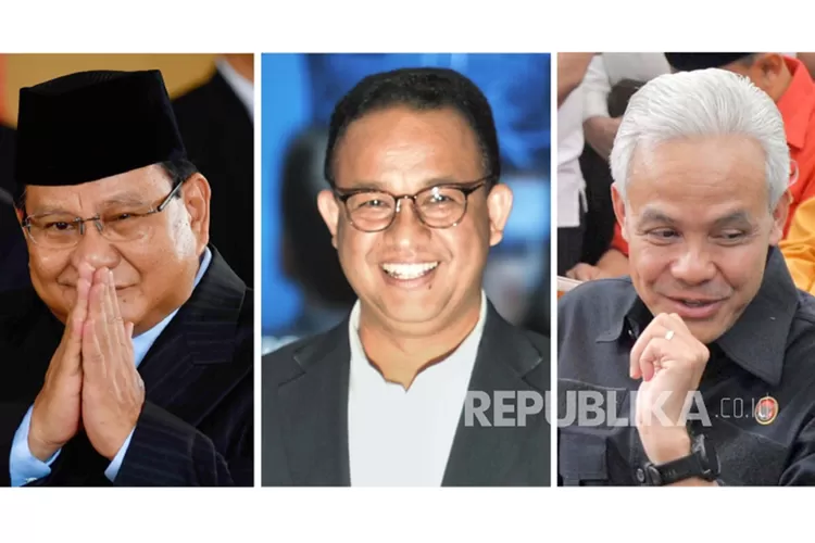 Anies Muhaimin Nomor Urut 1, Prabowo Gibran Nomor Urut 2, Ganjar Mahfud ...