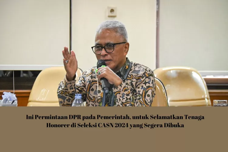 Ini Permintaan DPR pada Pemerintah, untuk Selamatkan Tenaga Honorer di Seleksi CASN 2024 yang Segera Dibuka