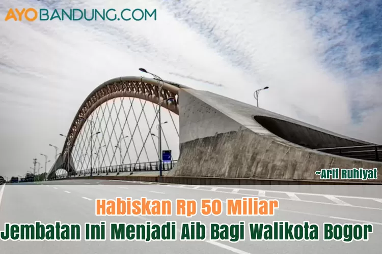 Habiskan Rp 50 Miliar, Jembatan yang Diresmikan Jokowi Ini Malah Menjadi Aib bagi Wali Kota Bogor, Kok Bisa?