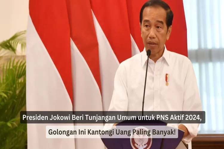 Presiden Jokowi Beri Tunjangan Umum Segini untuk PNS Aktif 2024, Golongan Ini Kantongi Uang Paling Banyak!