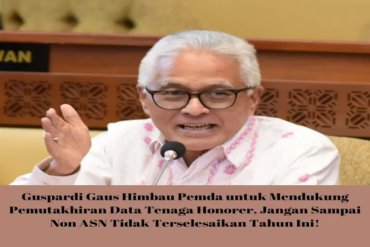 Guspardi Gaus Imbau Pemda untuk Mendukung Pemutakhiran Data Tenaga Honorer, Jangan Sampai Non ASN Tidak Terselesaikan Tahun Ini!