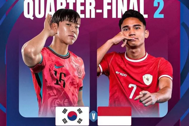 Link Live Streaming Perempatan Final Piala Asia U23 Timnas Indonesia vs Korea Selatan