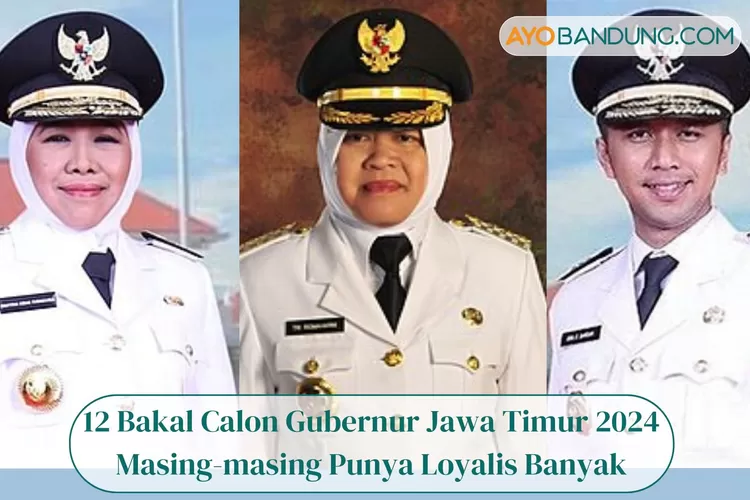 Perang Bintang! Ini 12 Bakal Calon Gubernur Jawa Timur 2024, Masing-masing Punya Loyalis Banyak