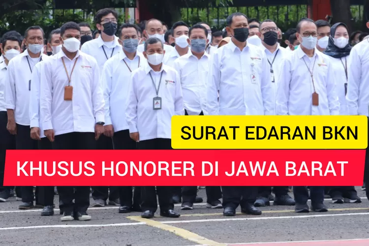 Teruntuk Honorer di Jawa Barat, Ada Surat Edaran dari BKN untuk Kalian, Isinya Bikin Elus Dada, Begini Bunyinya