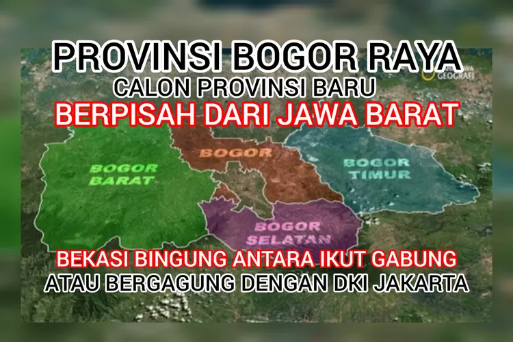 Keluar dari Jawa Barat? Bekasi Bingun Antara Bergabung ke DKI Jakarta atau ke Provinsi Baru Bogor Raya