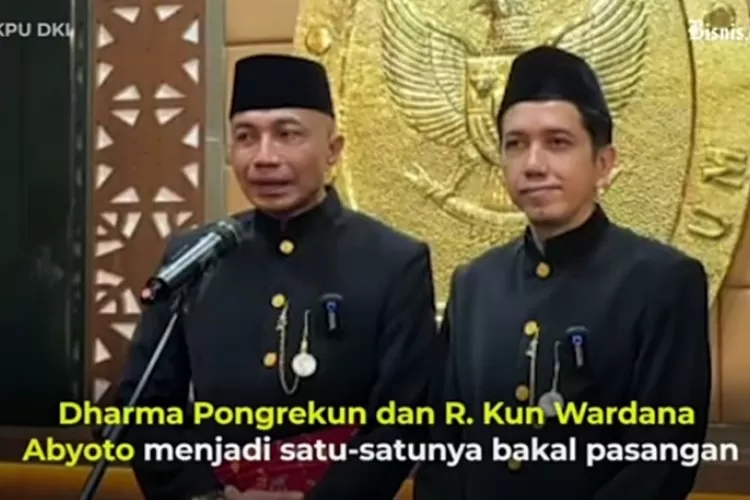 Inilah Sosok Dharma Pongrekun Dan Kun Wardana, Resmi Maju Di Pilkada ...