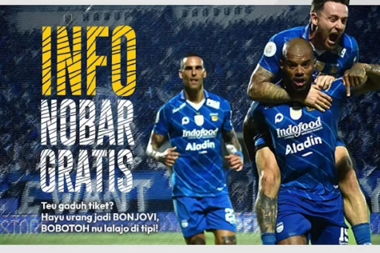 Lokasi nobar Persita vs Persib hari ini di Bandung.  (Humas Bandung)