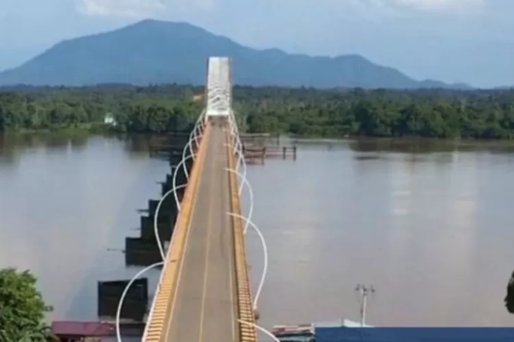 Jadi Jembatan Terpanjang Di Pulau Kalimantan, Penamaan Jembatan Senilai ...