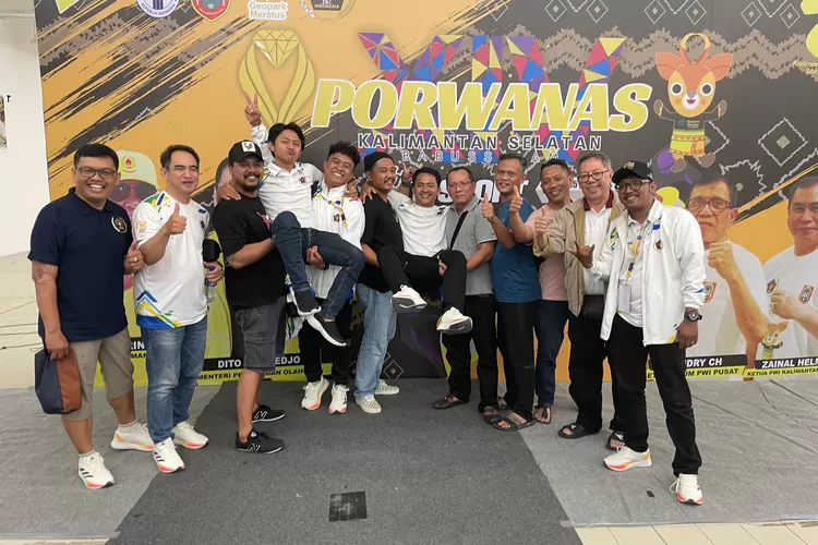 Kontingen PWI Jabar Raih Emas Pertama Cabor Esport di Porwanas 2024 Kalimantan Selatan