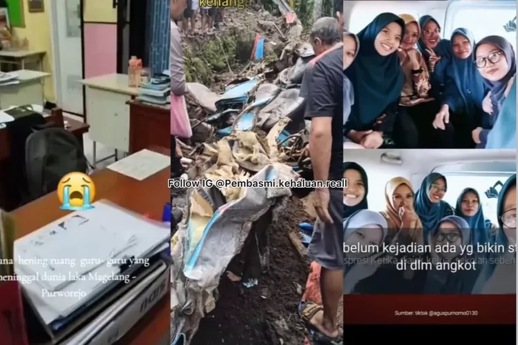 11 guru tewas kecelakaan di Purworejo saat perjalanan takziyah. (Instagram @pembasmi.kehaluan.real)