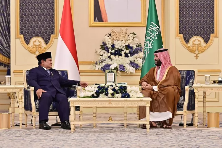  Presiden Prabowo dan Pangeran Mohammed bin Salman. (Kemenag.go.id)