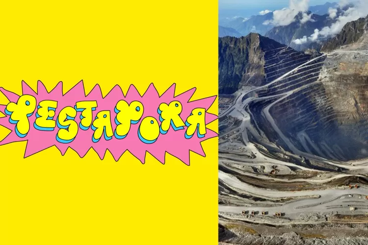 Suasana konferensi pers Pestapora 2025 saat panitia menjelaskan klarifikasi terkait kontroversi sponsor Freeport. (X/IndoPopBase)