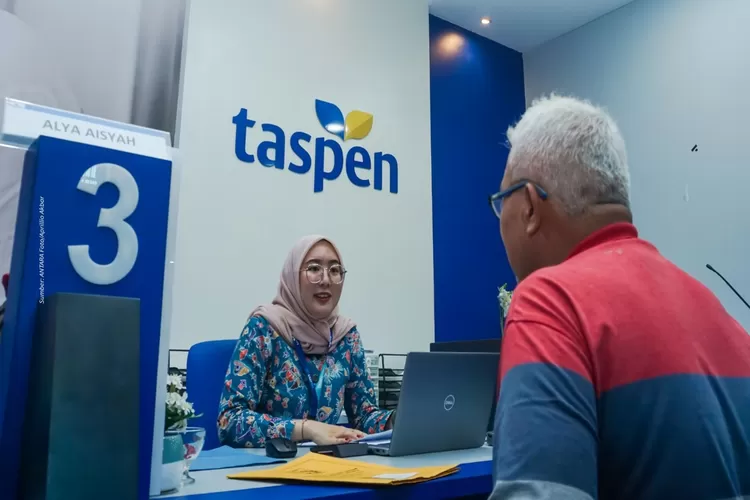 Berikut pertanyaan Kemenkeu, Taspen, dan Komdigi soal kabar rapel gaji pensiunan PNS yang dikabarkan cair November 2025. (taspen.co.id)