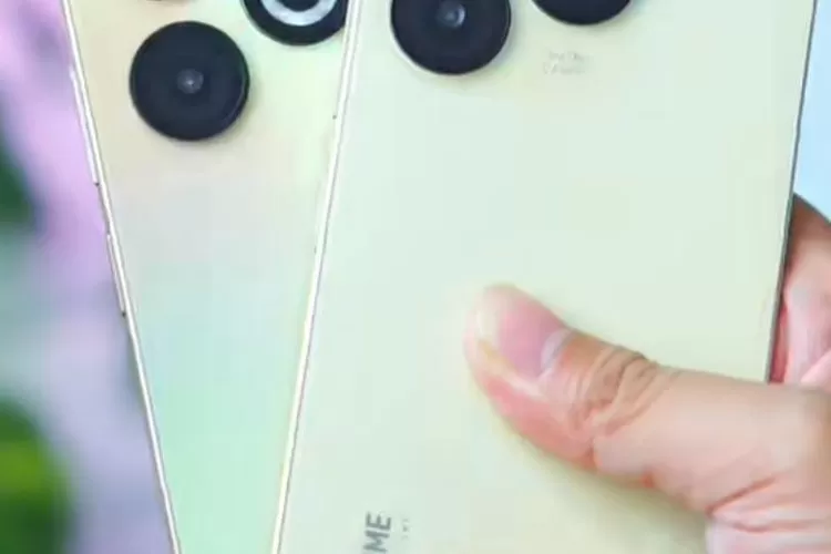 Tampilan Infinix Smart 8 dan Itel A70 yang terlihat sangat mirip (Tik Tok /@indrabudimanlbs)