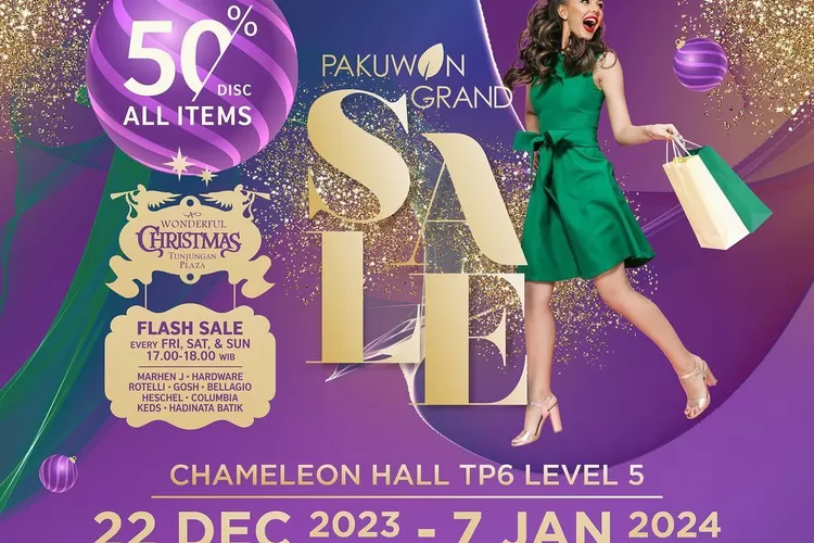 Pakuwon Grand Sale! Promo untuk Berbagai Produk Diskon hingga 70 Persen ...