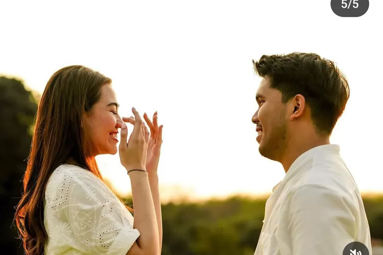 Thariq Halilintar dan Aaliyah Massaid (IG @thariqhalilintar)