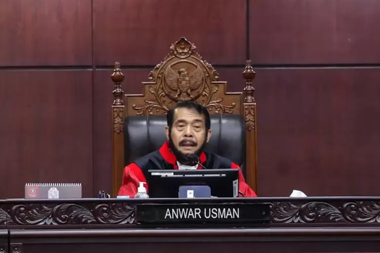 Ketua Mahkamah Konstitusi Republik Indonesia, Anwar Usman  (Jawapos)