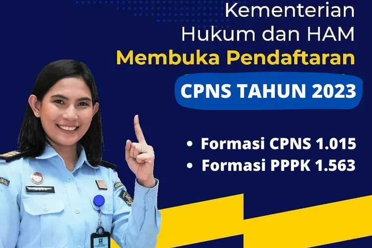 Seleksi CPNS Kemenkumham 2023: Provinsi NTT Kuota Terbanyak ke-16, Simak Syarat dan Tata Cara Daftar  (Ig @cpns_bumn)
