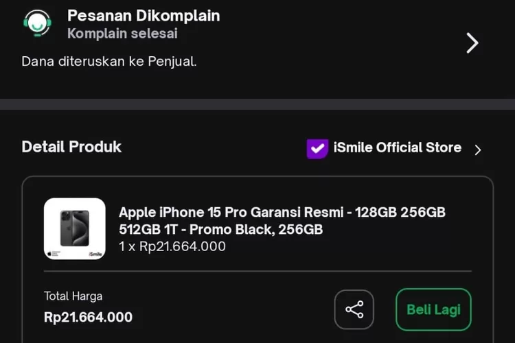 Hati-hati penipuan via tokopedia