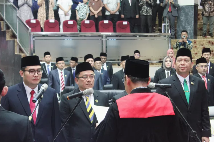 Bogor Baru, Pimpinan DPRD Dilantik periode 2024-2029. (catatanfakta.com )