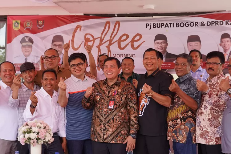 Sinergitas DPRD Kabupaten Bogor dan Pj Bupati Bogor di acara Coffee Morning (Humas Kab Bogor)