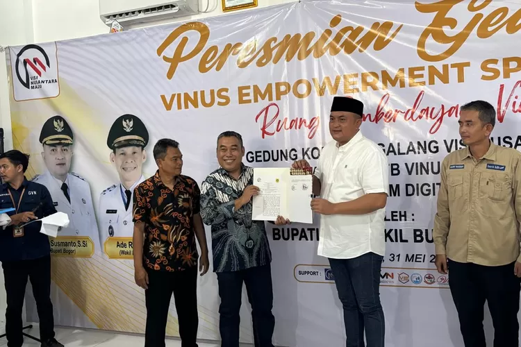 Bupati Bogor Resmikan Gedung Vinus Empowerment Space (Catatanfakta,com )