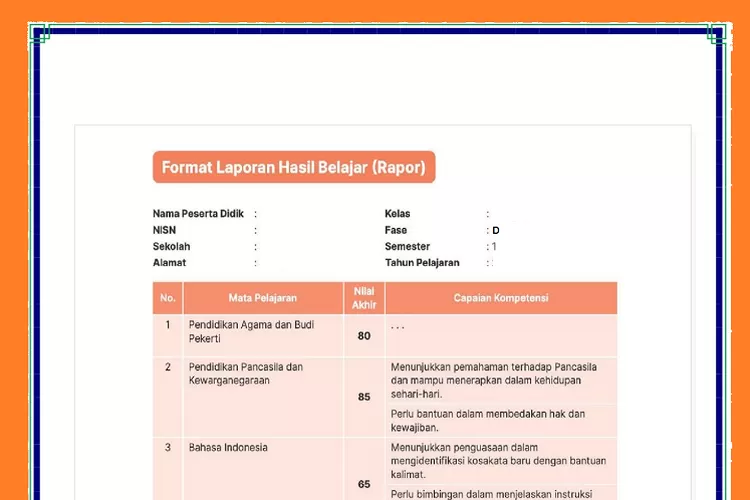 PAHAMI Apa Itu Fase D Dalam Raport, Arti Fase A, B, C, D, E, F Di Rapor ...