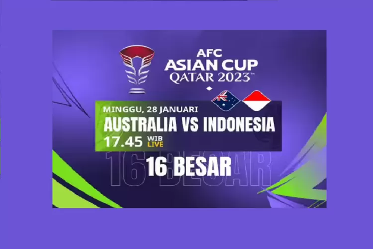 REAL TIME! Skor Hasil Indonesia vs Australia Hari Ini Minggu 28 Januari