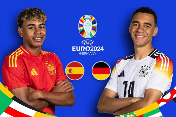 Spanyol vs Jerman di Piala Eropa atau EUFA Euro 2024 (uefa)