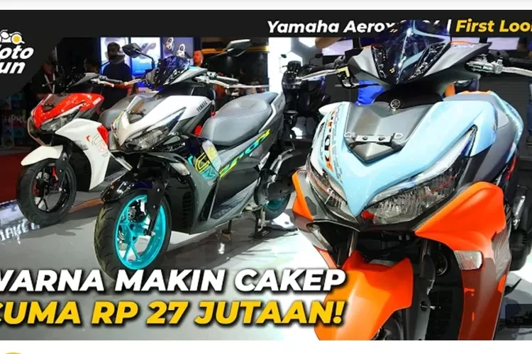 New Yamaha Aerox 155 2024 Warna Baru Semakin Menarik, Punya 4 Pilihan ...