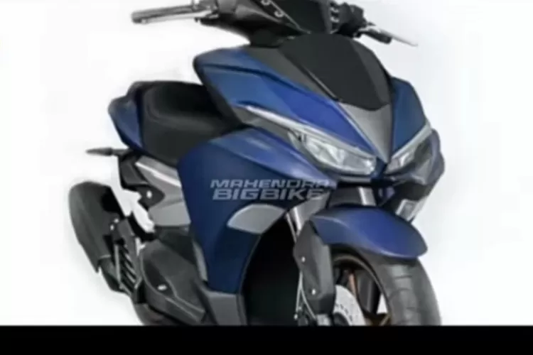 Siluet Yamaha Aerox Akhirnya muncul ke publik, hal ini jadi ancaman bagi Honda Vario 160. (Mahendra Bigbike)