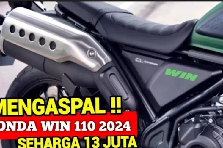 Honda Win 110 2024 hadir kembali  (Youtube)