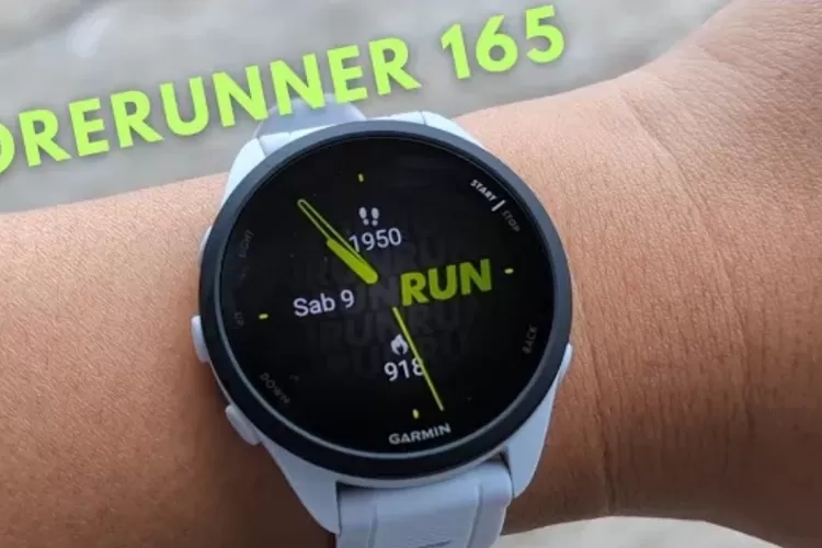 Smartwatch Garmin, Forerunner 165 (Youtube)