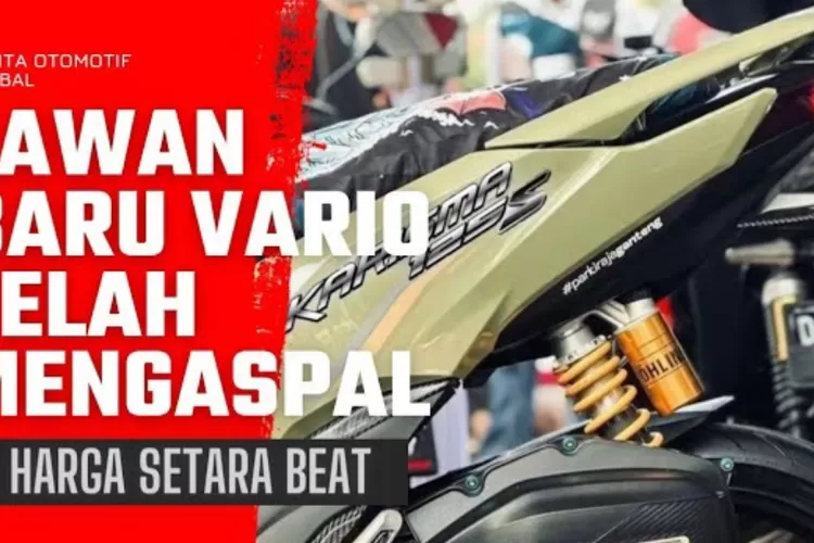 Motor skuter matic lawan baru Vario resmi mengaspal harga sama dengan Beat (Youtube)