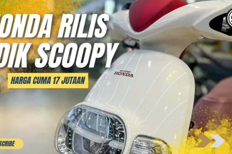 Honda resmi merilis adik Scoopy ke pasar  (Youtube)