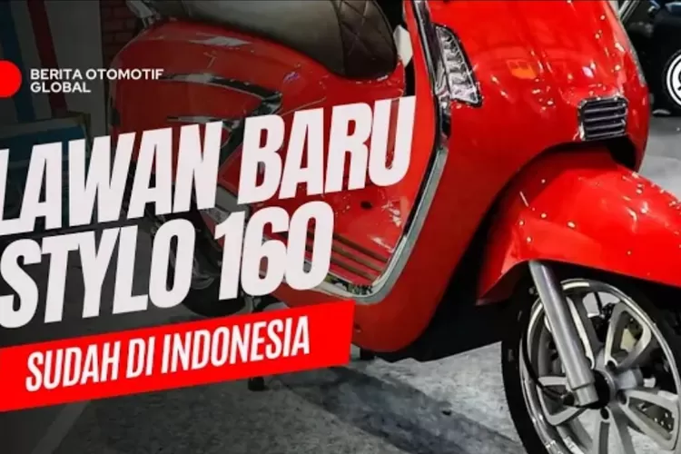 Lawan baru honda stylo 160 telah rilis, desain ala Vespa (Youtube)