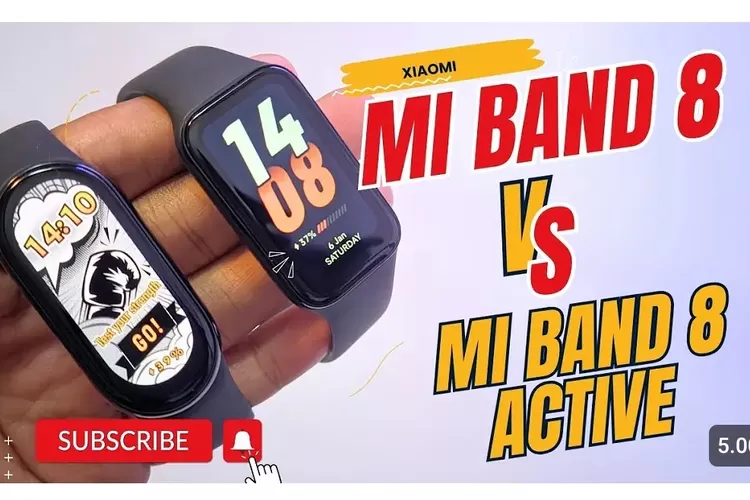 Beda Setengah Harga, Intip Perbandingan Xiaomi Mi Band 8 Amoled dan Mi Band 8 Active Rilis Indonesia 2024 Ini (Foto: Youtube Rafana Gadget)