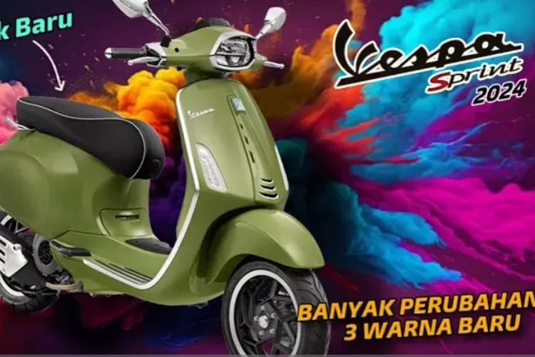 Vespa Sprint 2024 banyak perubahan baru (Youtube)