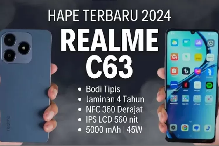 Spesifikasi Realme C63 terbaru (youtube)