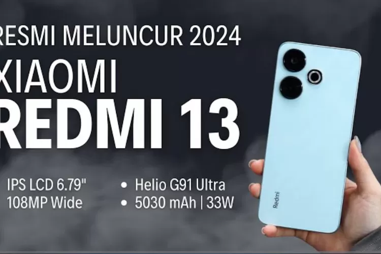 Xiaomi resmi rilis Redmi 13  (youtube)