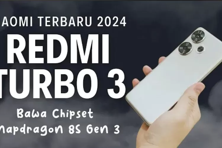 Xiaomi Redmi Turbo 3 (youtube)